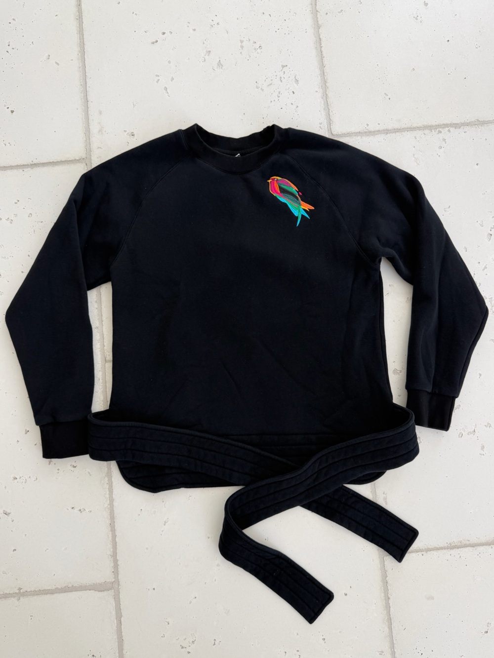 Ioana Ciolacu Bird Embroidered Seweatshirt
